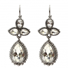 vintage style austrian crystal earrings