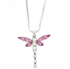 austrian crystal dragonfly necklace