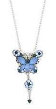 austrian crystal butterfly necklace