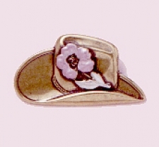 southwest cowboy hat fashion pin