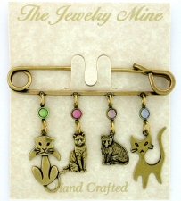 vintage cat jewelry,fashion jewelry cat pin