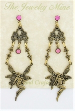 Vintage Reproduction Fairy Chandelier Earrings