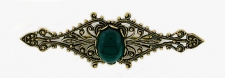 vintage look Victorian style filigree bar pin
