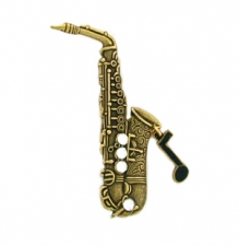 saxophone pin,music jewelry