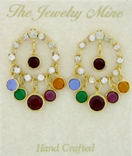 vintage style chandelier earrings
